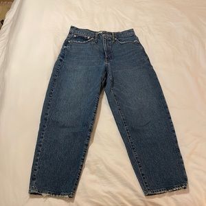 Size 28 Madewell “Balloon” Jeans
